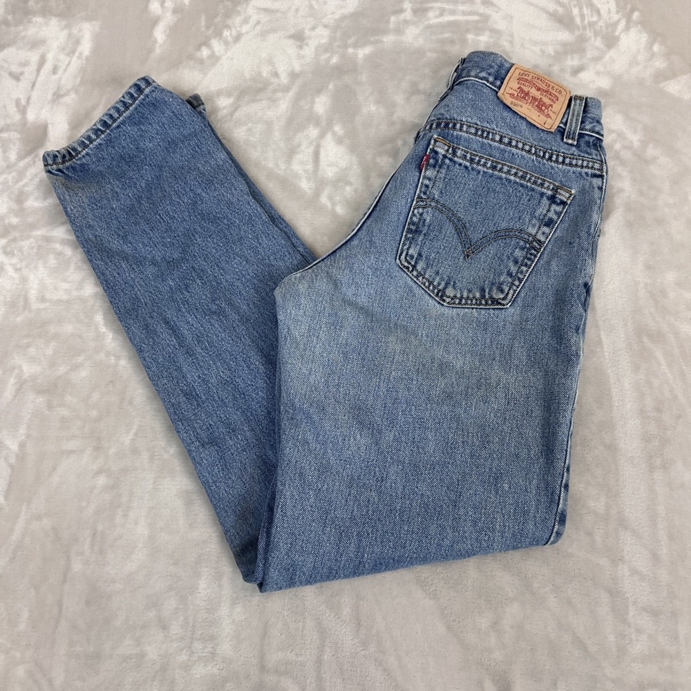 Vintage Levis 550 Jeans Womens 8 Classic Relaxed Tapered Grunge Y2K Skater READ